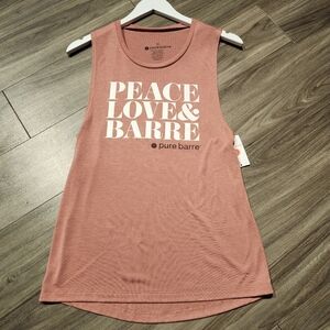 Pure Barre Pink Tank Top